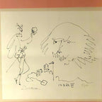 Pablo Picasso A lithograph print Limited Edition 8/100 Signed and Dated 1964