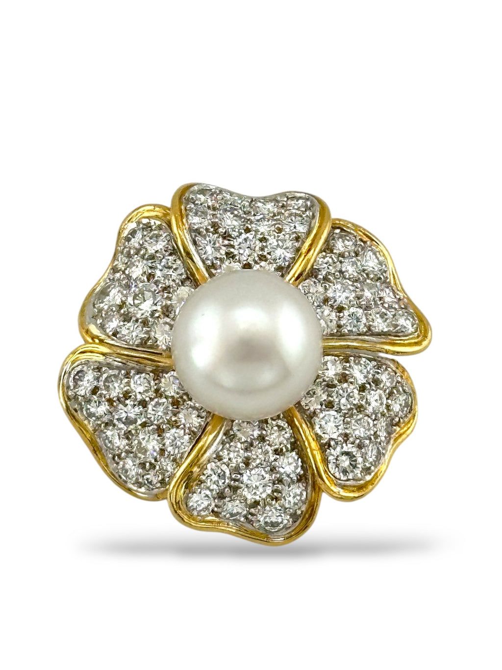 18K Gold and 11ct Diamonds Earrings