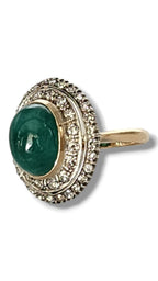 Antique 14K Gold and Diamond Women's Ring