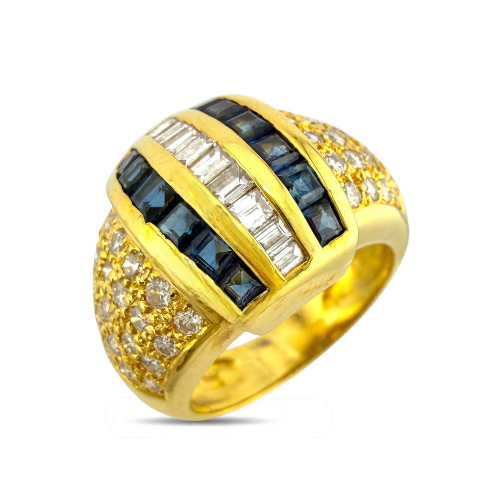 18K Yellow Gold and 1.0ct Diamond Ring