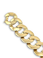 14K Yellow Gold Curb Link Bracelet