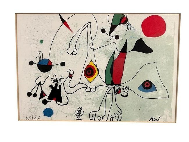 Joan Miro (1893-1983) Signed Print