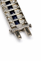 Art Deco Platinum and 7ct Diamond Bracelet Circa 1930s