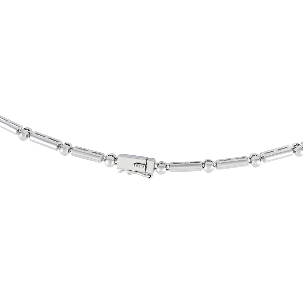 18K White Gold 2.59ct Multi-Diamond Necklace