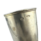 Imperial Russian 84 Zolotnik Silver Pair of Antique Cups