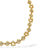 18K Rose Gold Bubble Motif Necklace with 1.1ct of Diamonds