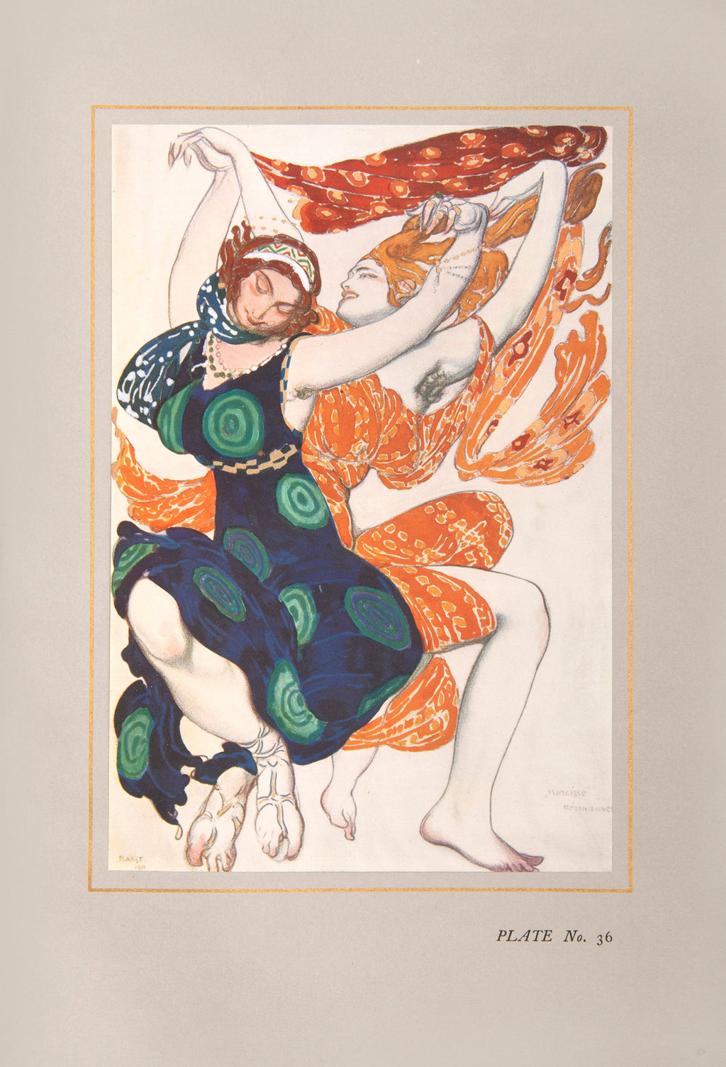 Arsene Alexandre, Jean Cocteau - The Decorative Art of Leon Bakst - 1913 Book