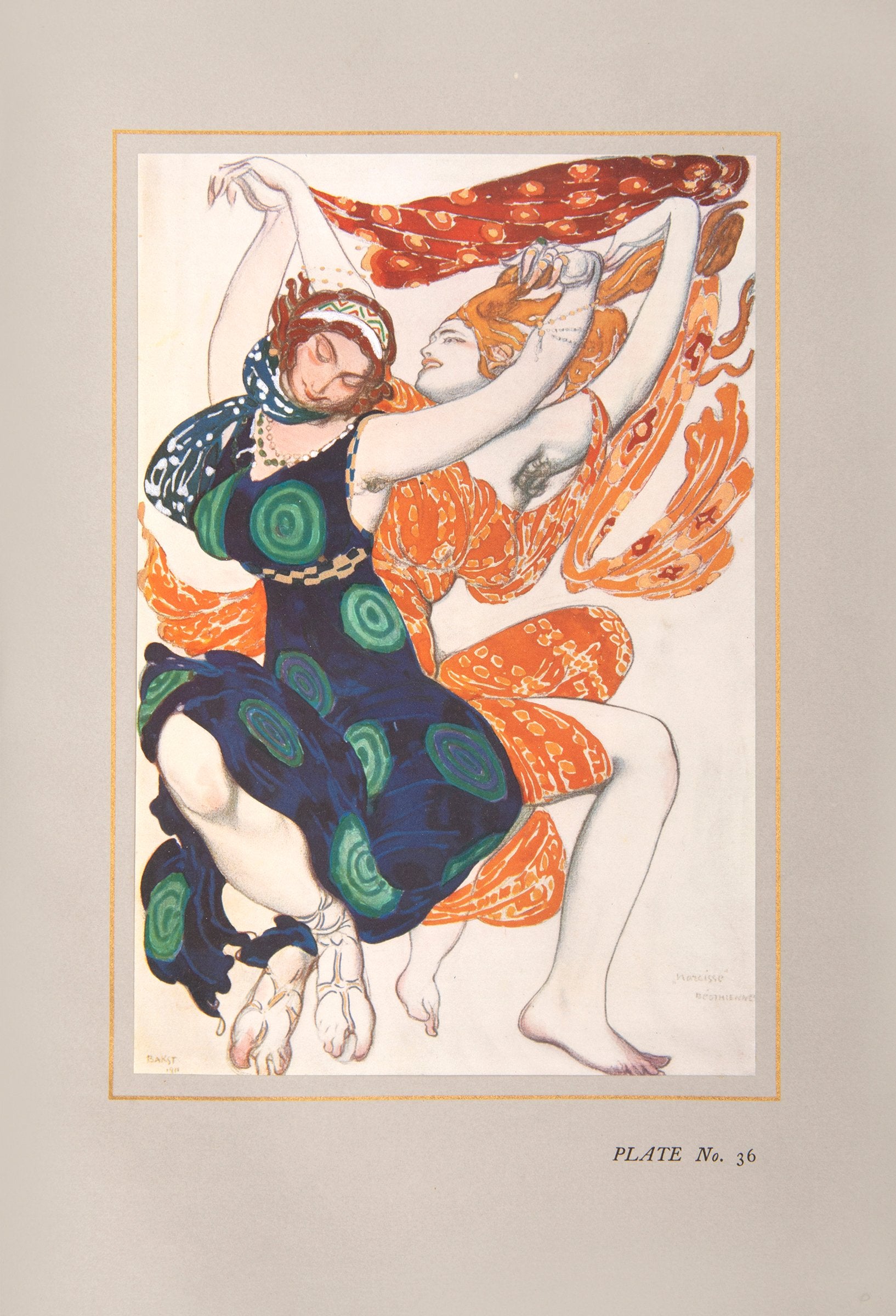 Arsene Alexandre, Jean Cocteau - The Decorative Art of Leon Bakst - 1913 Book