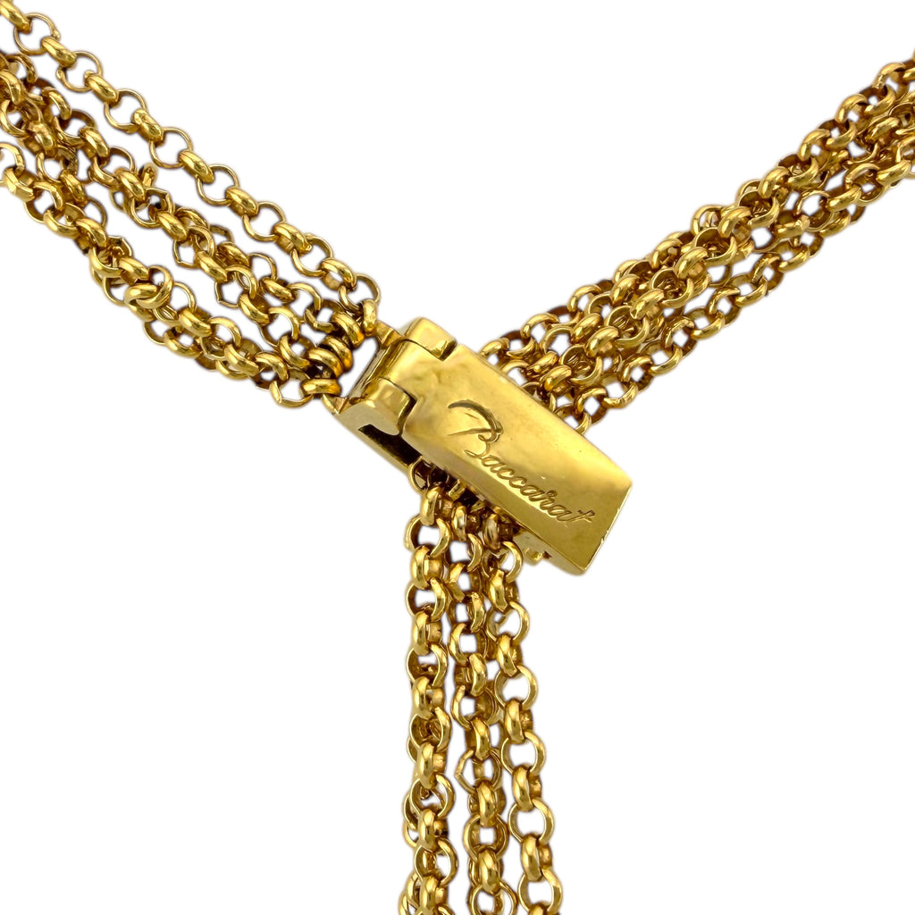 Bacharach 18K Yellow Gold Smoky and Rutilated Quartz Necklace and Ring Set