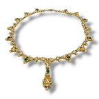 Judith Ripka 18K Gold 10ct Diamond Necklace Pendant