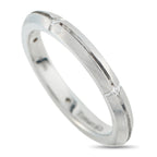 Tiffany & Co. 18K White Gold Diamond Band Ring
