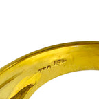 18K Yellow Gold 5.50ct Diamond Swirl Ring