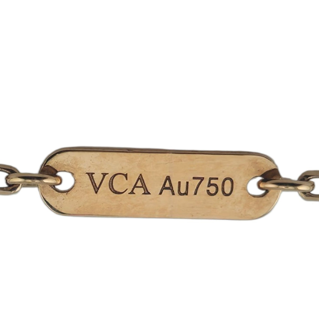 Van Cleef & Arpels - Necklace - 18K Rose gold, Vintage Alhambra pendant, 18K Rose Gold, round diamonds