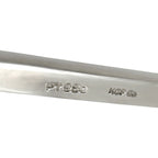 Platinum earring band stamped PT950 and HOF