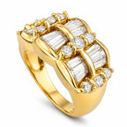 14K Yellow Gold and 1.25ct Diamond Ring