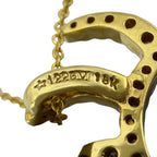 Roberto Coin 18K Yellow Gold 0.42ct Diamond Pendant Necklace