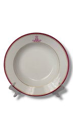 Imperial Russian Porcelain Plate from an Everyday Service for Grand Duke Alexander Alexandrovich
