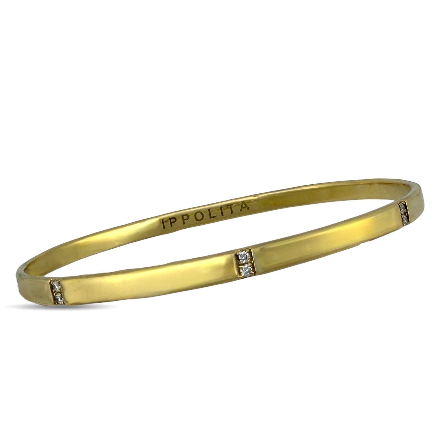 Bracelet - 18 kt. Yellow gold, Exclusive Ippolita 18K Yellow Gold 0.25ct Diamond Bracelet -  0.25ct. tw. Diamond