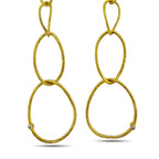 Judith Ripka 18K Yellow Gold 0.25ct Diamond Necklace and Earrings Set
