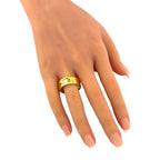 Georg Jensen Two Tone 18K Gold Convertible Ring