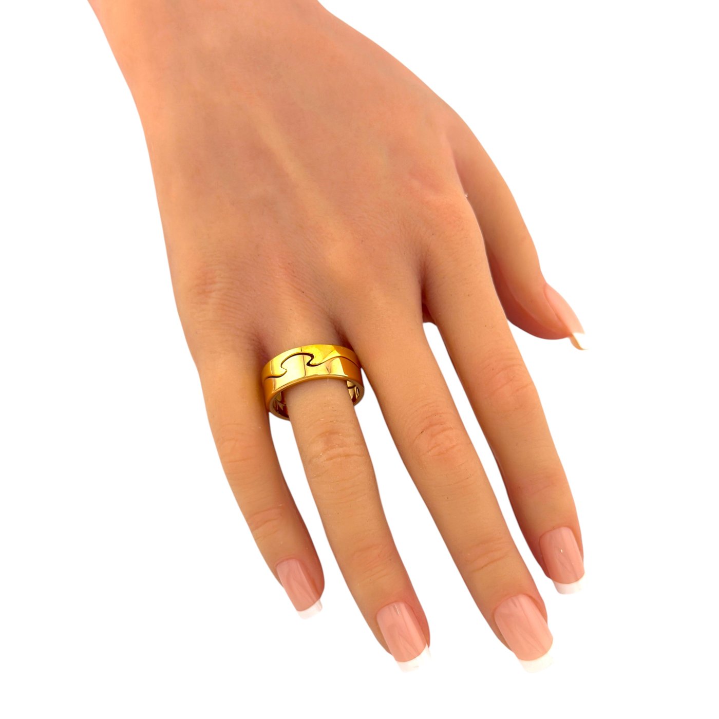 Georg Jensen Two Tone 18K Gold Convertible Ring