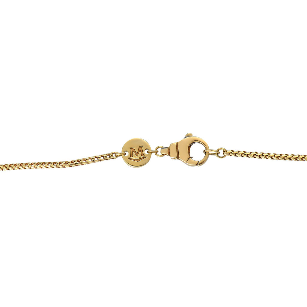 Movado 18K Yellow Gold 0.25ct Diamond Necklace