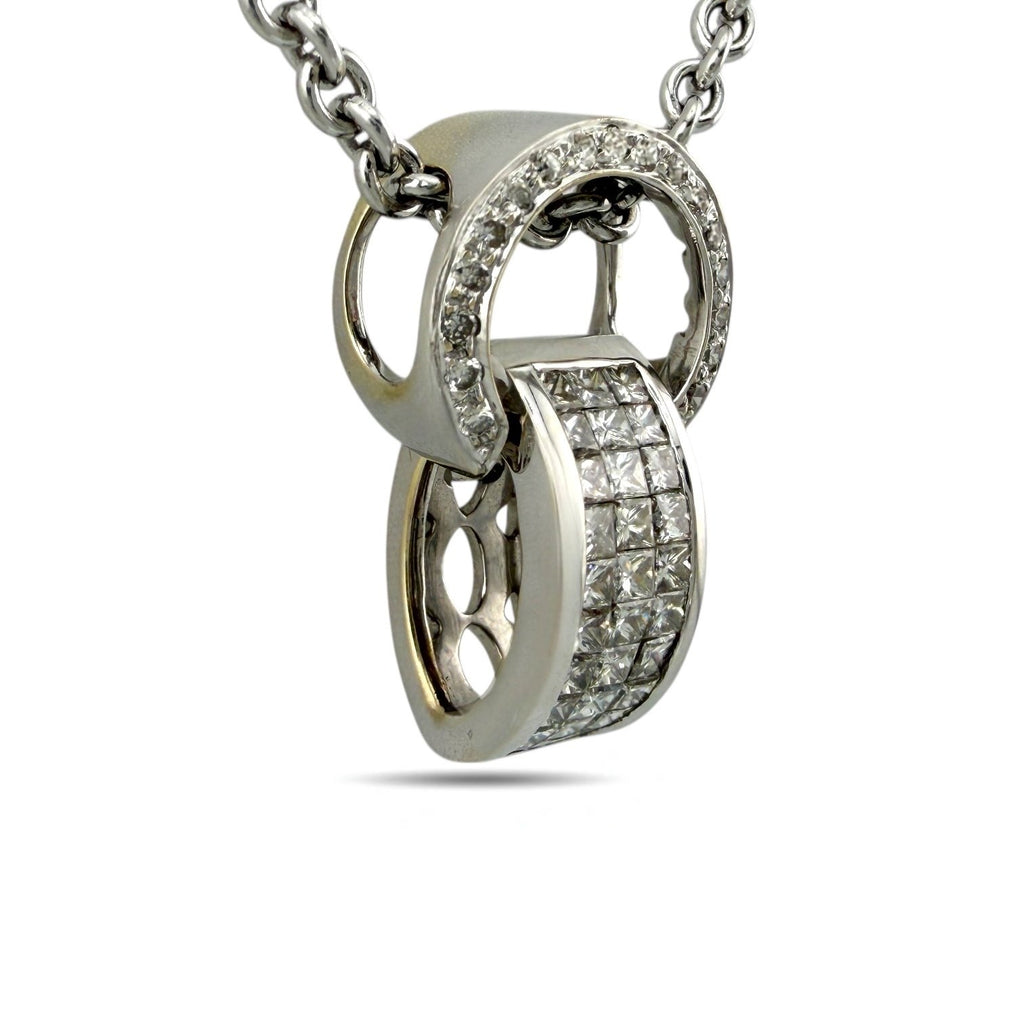 Carrera y Carrera 18K White Gold 2ct Diamonds Necklace