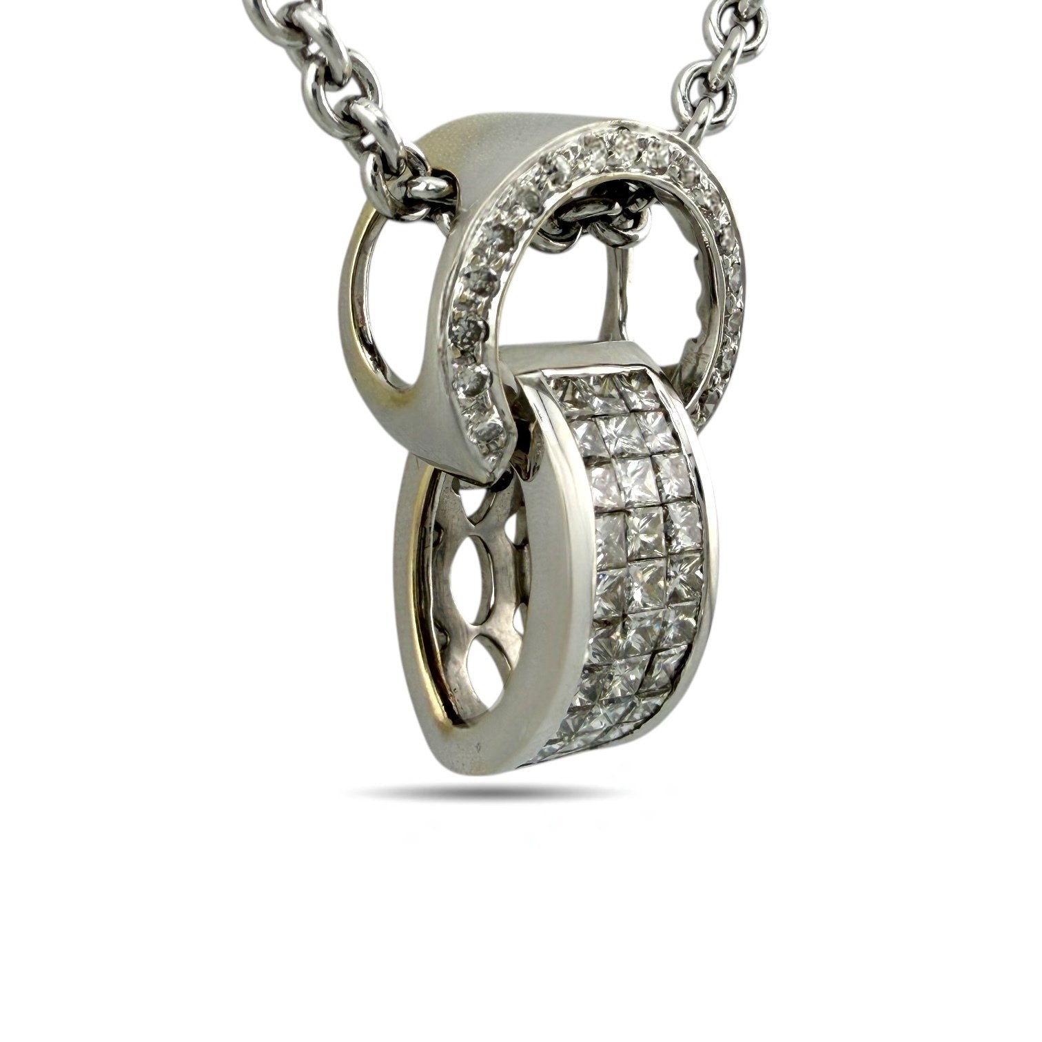 Carrera y Carrera 18K White Gold 2ct Diamonds Necklace