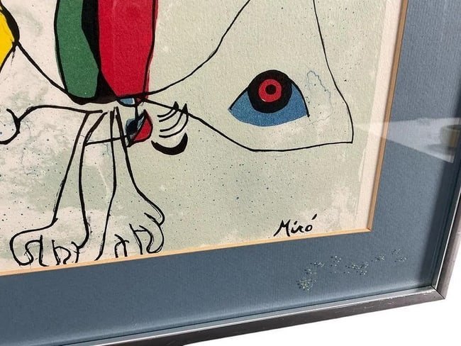 Joan Miro (1893-1983) Signed Print