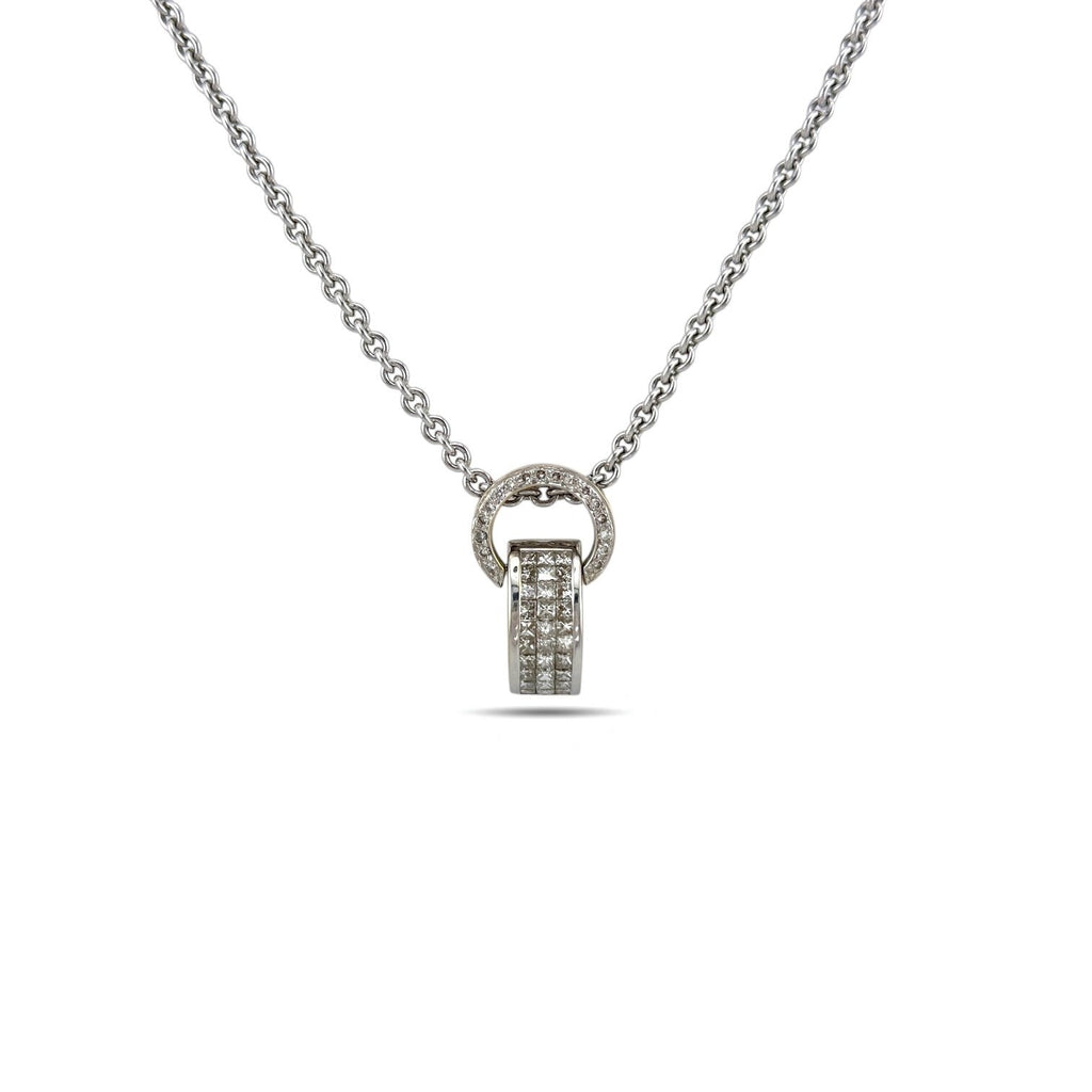 Carrera y Carrera 18K White Gold 2ct Diamonds Necklace