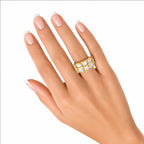 14K Yellow Gold and 1.25ct Diamond Ring