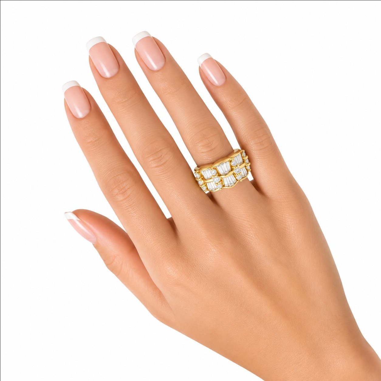 14K Yellow Gold and 1.25ct Diamond Ring