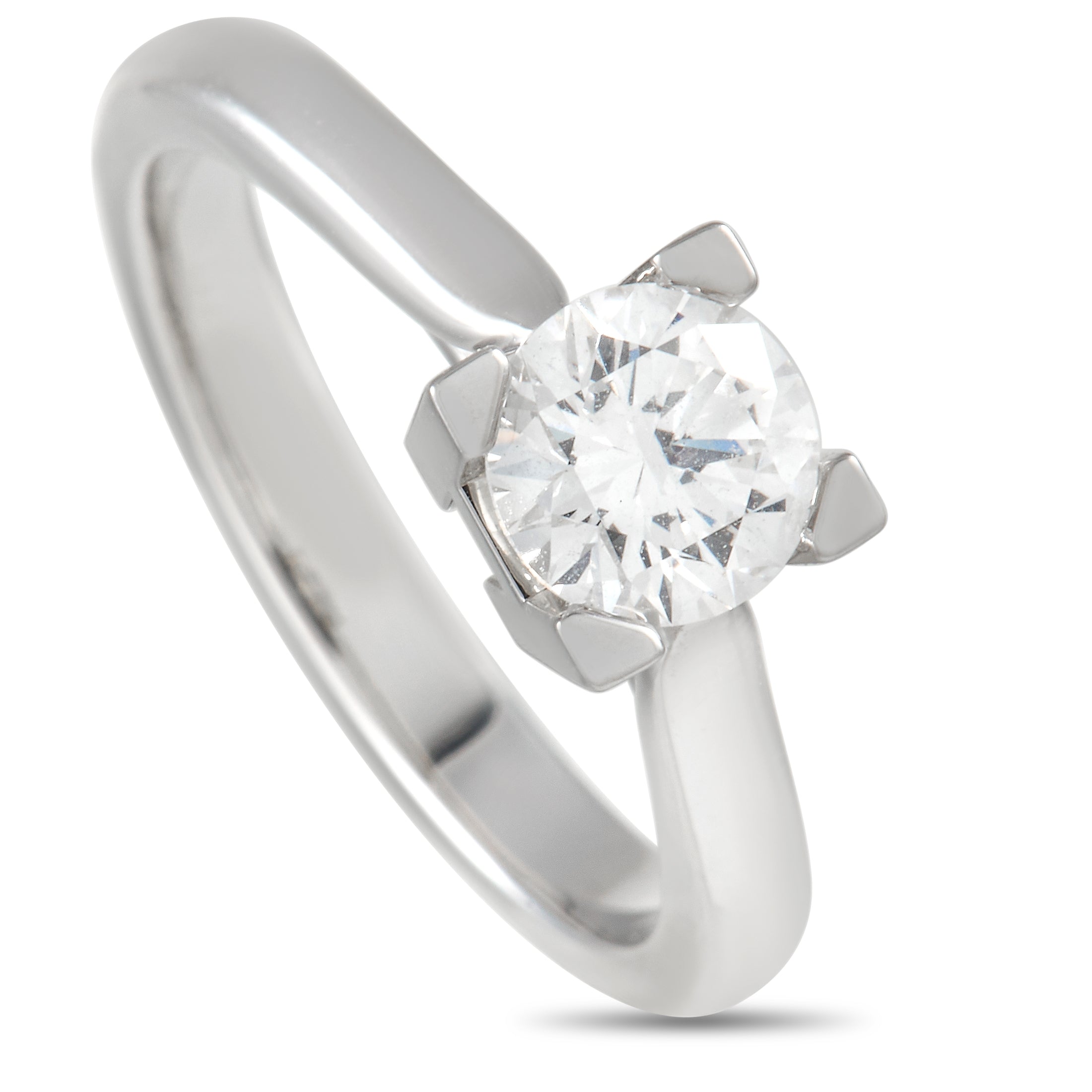 Harry WinstonPlatinum 0.71ct Diamond Solitaire Engagement Ring