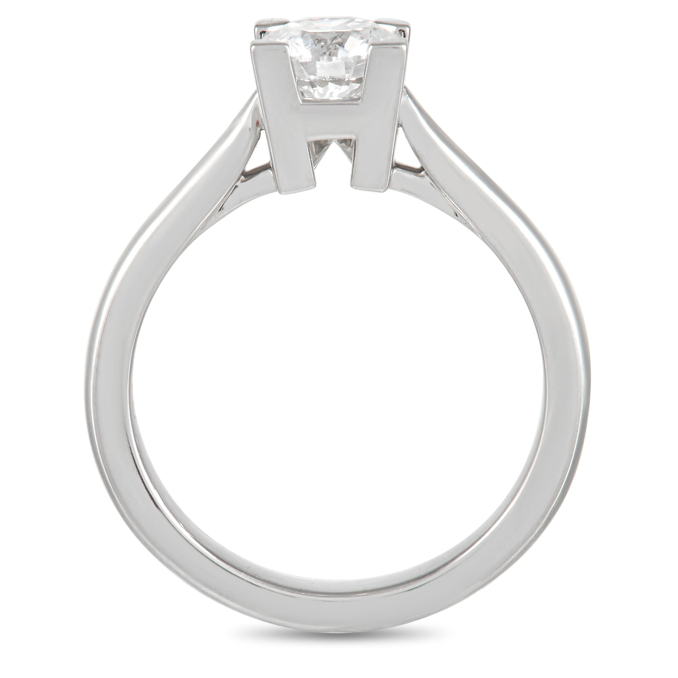 Harry WinstonPlatinum 0.71ct Diamond Solitaire Engagement Ring