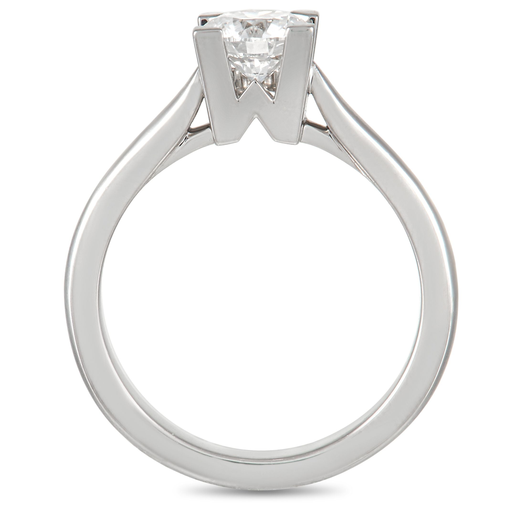 Harry WinstonPlatinum 0.71ct Diamond Solitaire Engagement Ring