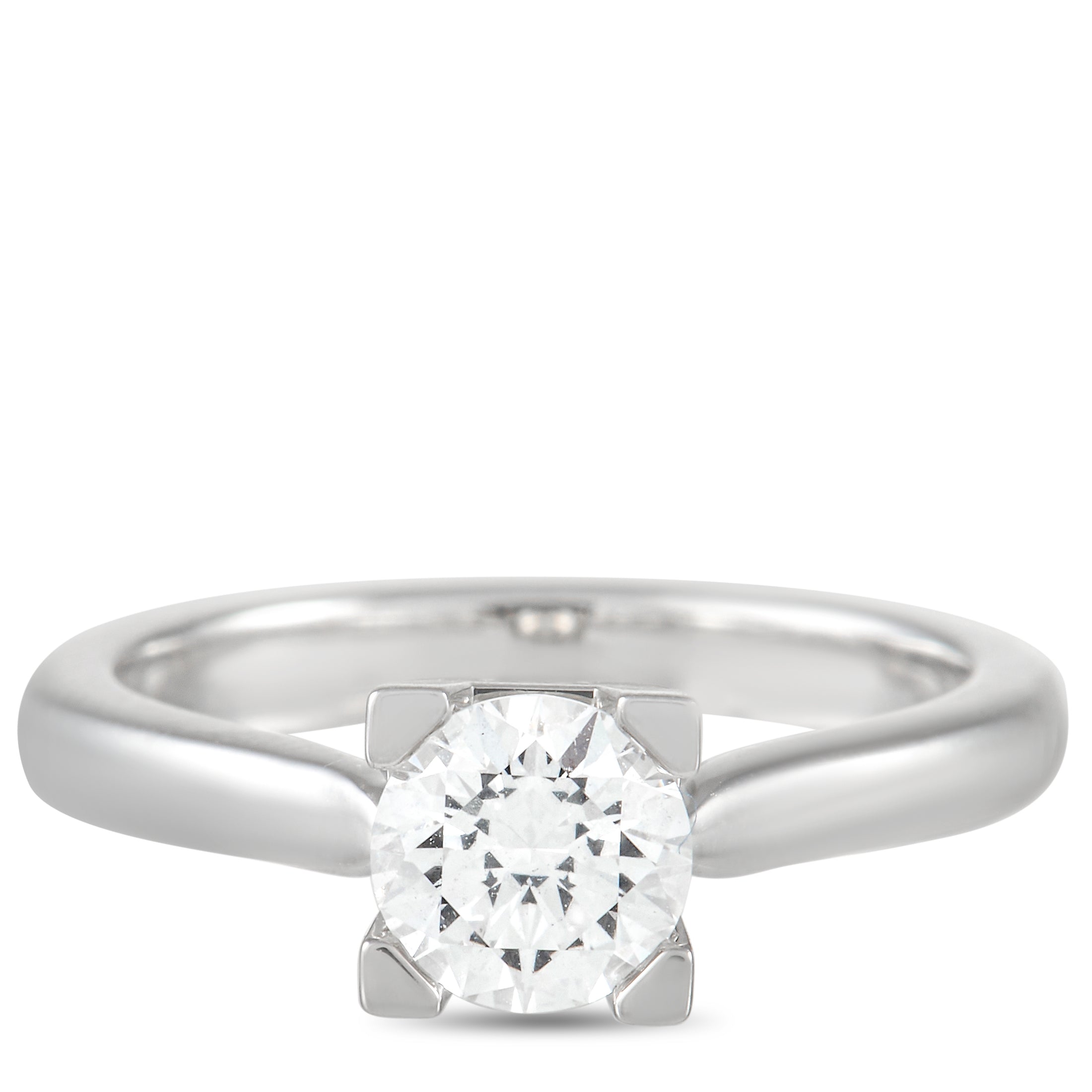 Harry Winston Platinum 0.71ct Diamond Solitaire Engagement Ring