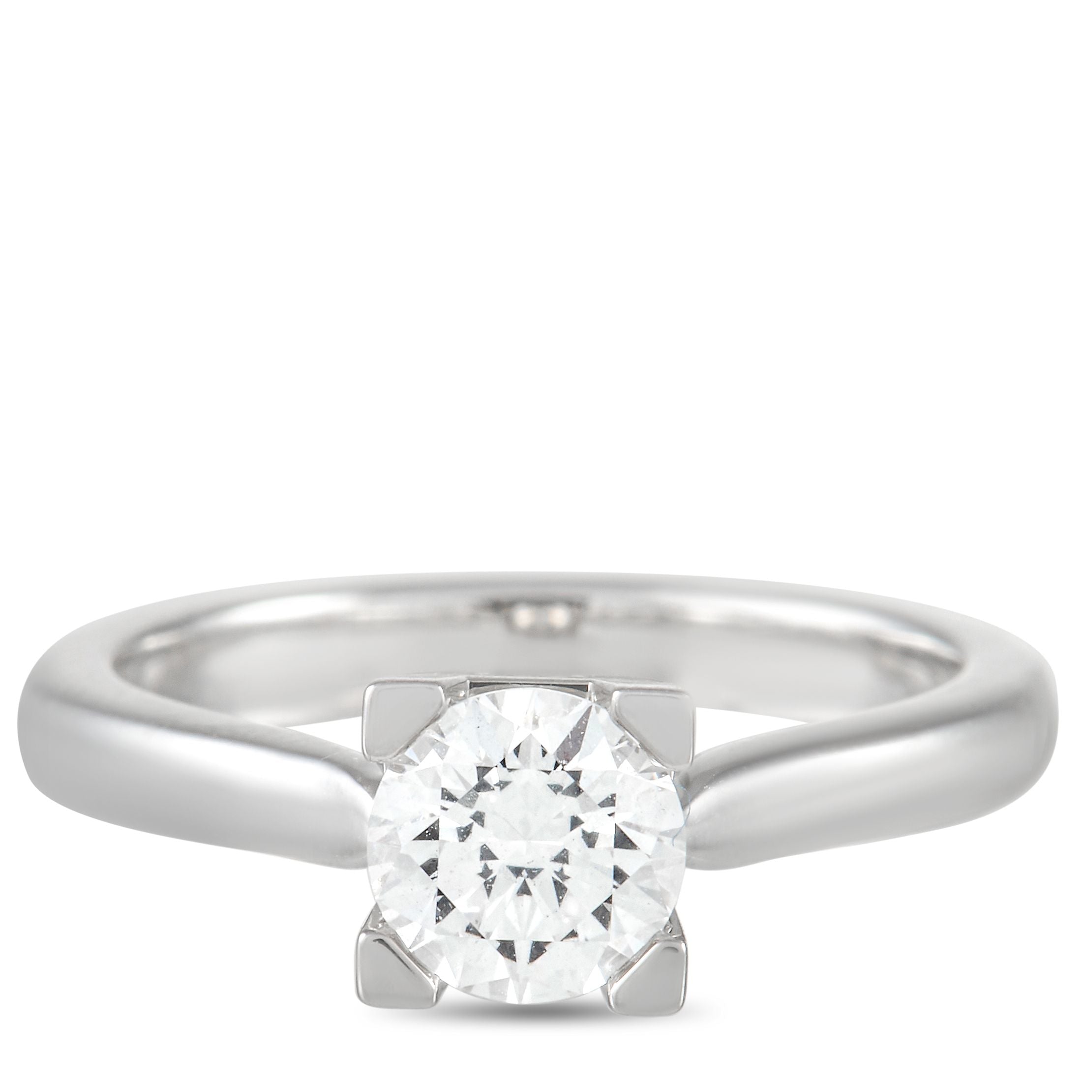 Harry WinstonPlatinum 0.71ct Diamond Solitaire Engagement Ring