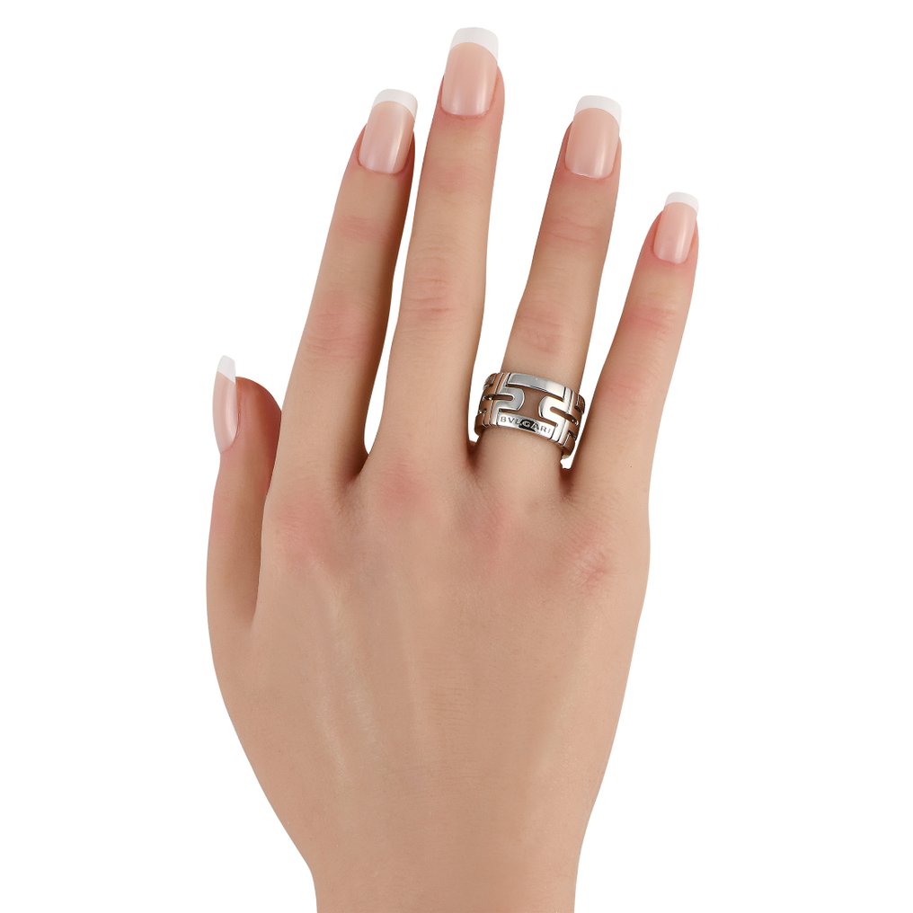 Bvlgari - Ring - 18 kt. White gold, Parentesi 18K White Gold Ring