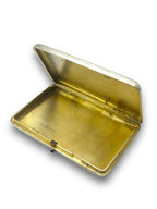 Imperial Russian 84 Silver & Gold Cigarette Case Circa 1896 - Cigarette case - .875 (84 Zolotniki) silver