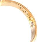 Ring - 18 kt. Yellow gold, 18K Yellow Gold 0.75ct Diamond and Yellow Sapphire Cocktail Ring - CASATO