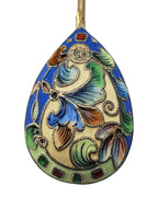 Imperial Russian Silver and Cloisonné Enamel Spoon, Circa 1900
