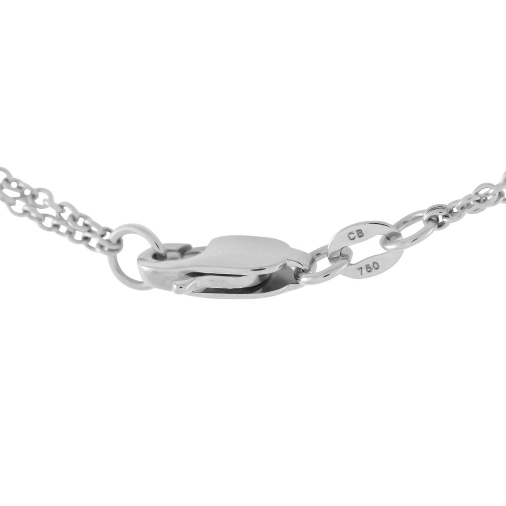 Bucherer - Necklace - 18 kt. White gold, 18K White Gold 0.69ct Diamond Circle Necklace
