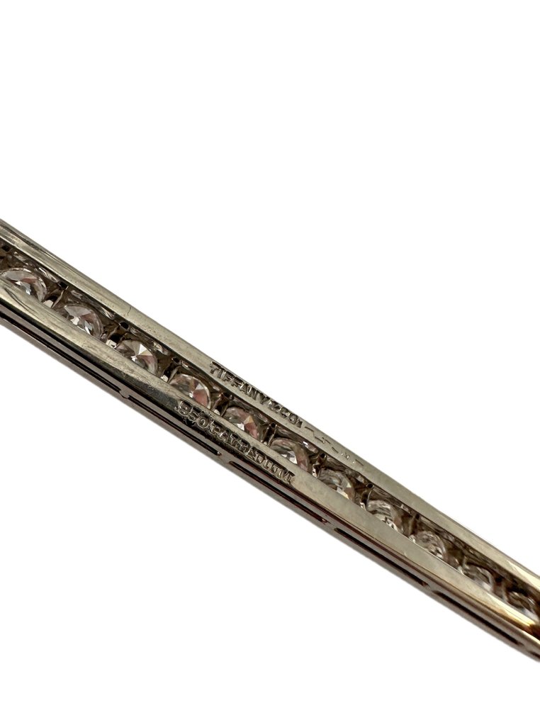 Vintage Tiffany & Co. Platinum & 2.5ct. Diamond Brooch