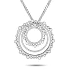Bucherer - Necklace - 18 kt. White gold, 18K White Gold 0.69ct Diamond Circle Necklace