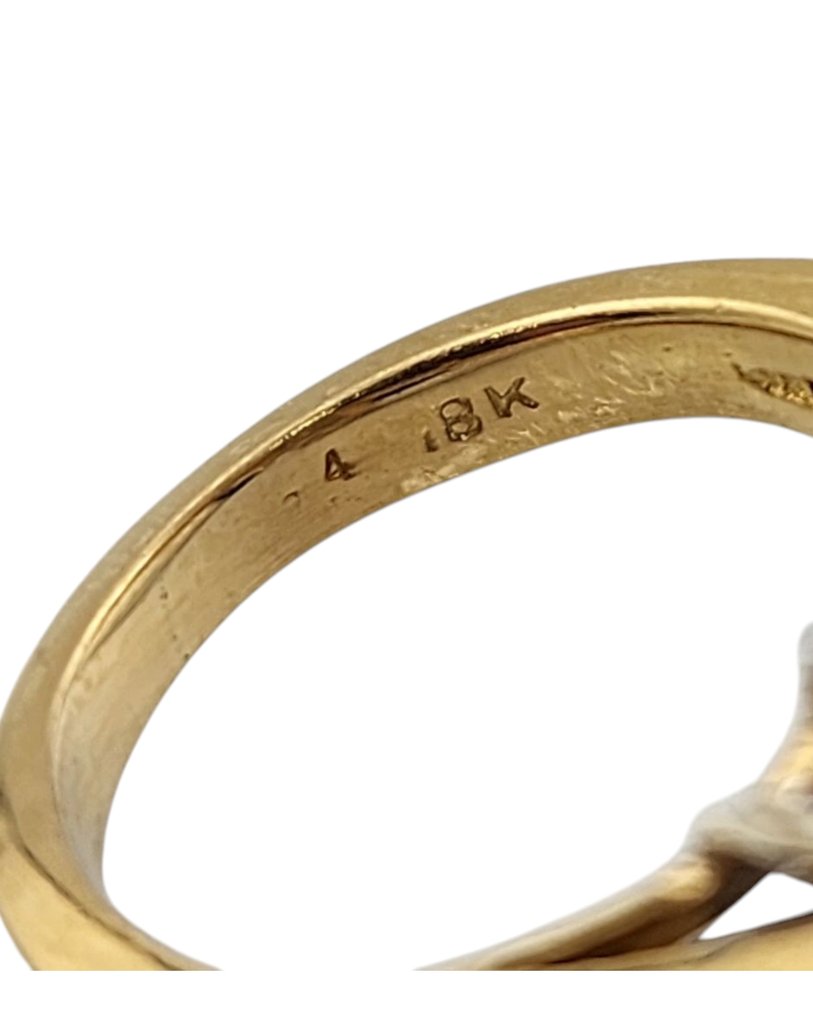 18 kt. Yellow gold, 18K Yellow Gold Ring with Beautiful Diamonds 4.0 Carats - 4.00ct. tw. Diamond