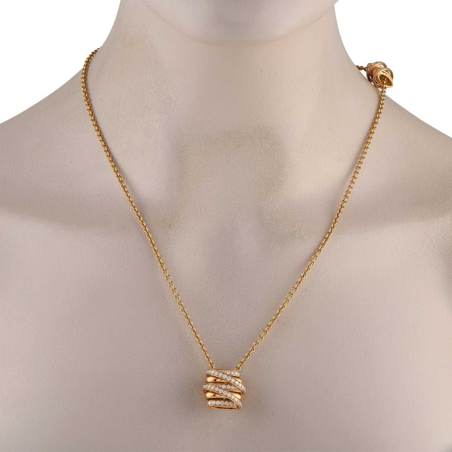DE GRISOGONO Allegra 18K Rose Gold Diamond Long Necklace