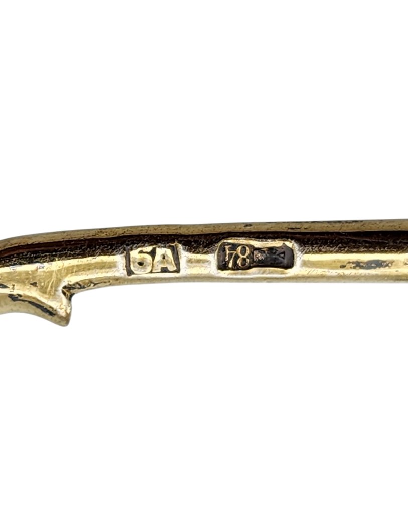 Imperial Russian Silver and Cloisonné Enamel Spoon, Circa 1900