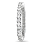 Exclusive 14K White Gold 0.80ct Diamond Eternity Band Ring