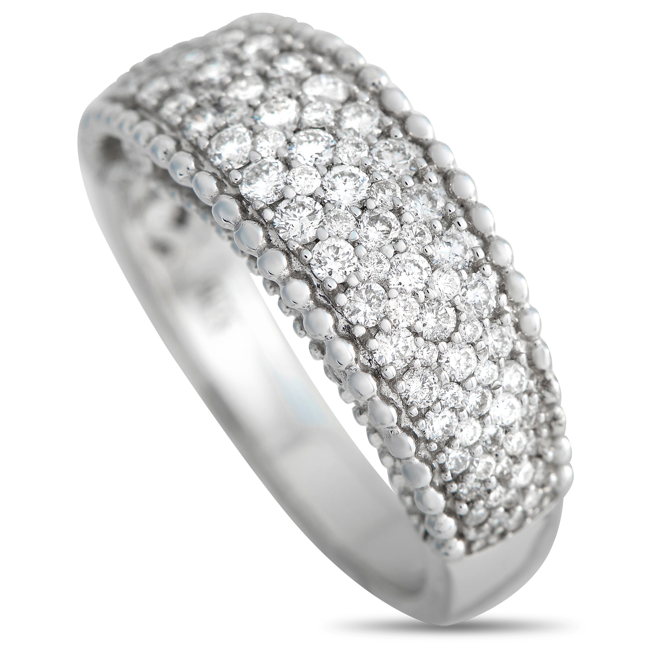 14K White Gold 1.0ct Diamond Ring