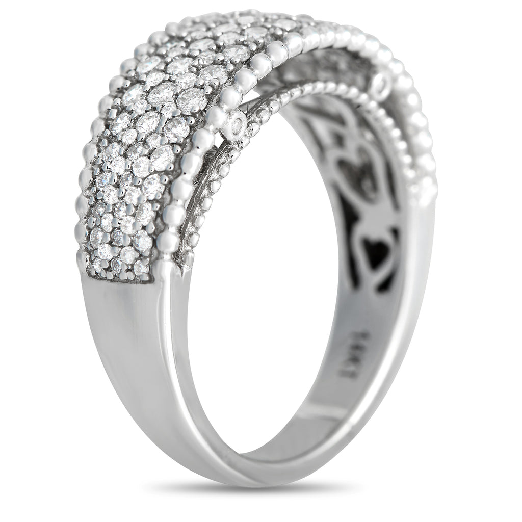 14K White Gold 1.0ct Diamond Ring